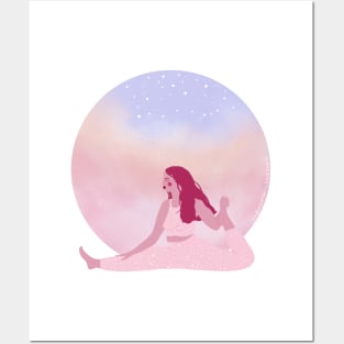 Pink moon Posters and Art